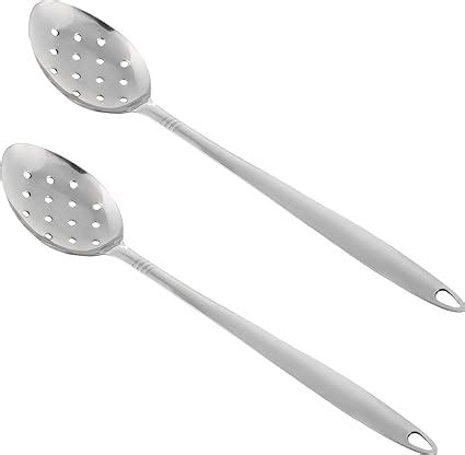 metal spoon with holes